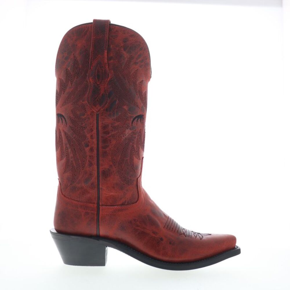 Jama Old West Womens Western Boot Red Boots (NWT)
